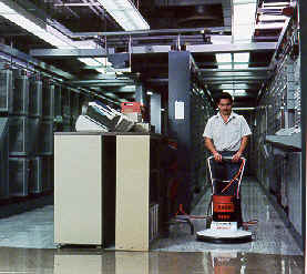 Static electricity builds up on untreated floors, tables and other surfaces on which movement occurs.  Properly treating surfaces of this type with special chemicals lowers the barrier of resistivity so that charges can be carried off without damage.